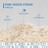 thumbnail of 1000g di carta di pino per riempimento | Carta sminuzzata perfetta per regali, imballaggi, protezione, decorazione e celebrazioni memorabili