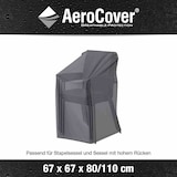 thumbnail of AEROCOVER  AeroCover Atmungsaktive Schutzhülle für Stapelstühle 67x67xH80/110 cm