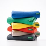 thumbnail of Benetton - Coperta 140x190 cm 200 g/mq 100% cotone blu