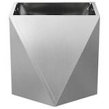 thumbnail of vidaXL Pflanzkübel Silber 50 x 50 x 50 cm Verzinkter Stahl