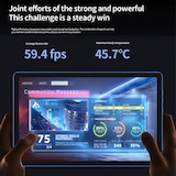 thumbnail of Tablette Tactile 10 Pouces Android 4G LTE 8GB RAM 128GB ROM Dual SIM WiFi Bluetooth Bleu Clair YONIS