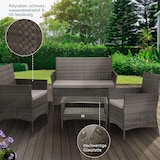 thumbnail of SVITA BROOKLYN polyrattan zitgroep loungeset tuinset grijs