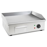 thumbnail of VERTES Plancha profesional de 3000 W en acero inoxidable, superficie de grill lisa de 55 x 35 cm, termostato, temperatura de 50-300 °C