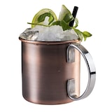 thumbnail of APS 93322 Mug Moscow Mule inox cuivré aspect vieilli Ø 9 cm, H 9 cm