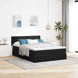 thumbnail of vidaXL Ottoman-Bett mit Matratze Schwarz 140x200 cm Samt