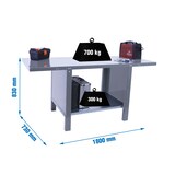 thumbnail of Werkbank Simonwork bt6l pro Metall 1800 grau