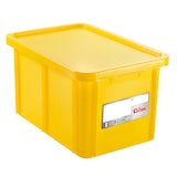thumbnail of GILAC Bac renforcé HACCP 600 x 400 + couvercle - 55 L - Jaune G119918