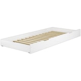 thumbnail of Etagenbett Kiefer waschweiß 90x200 mit Rollrost Bettkasten Kinderstockbett Hohes Bett 60.10-09WS7
