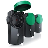 thumbnail of BEARWARE Außenbereich Funksteckdosen Set mit Fernbedienung - 3x Outdoor Funkschalter Steckdosen