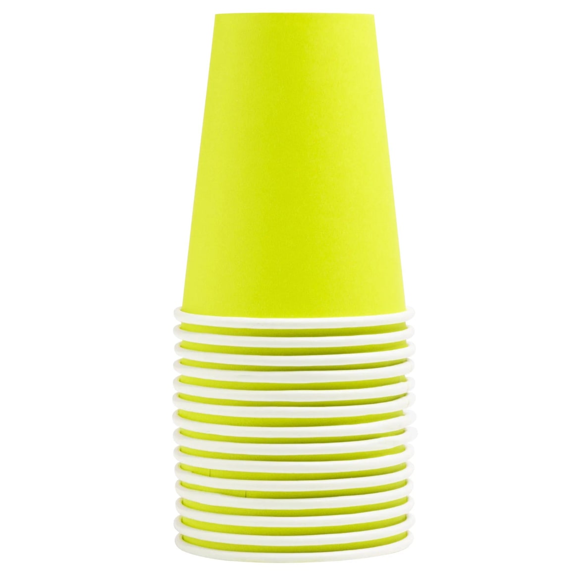 Pronappe 89113I 20x 15 Pappbecher, 20 cl - Kiwigrün