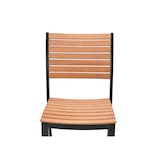 thumbnail of METRO PROFESSIONAL Cadeira empilhável Lynx, alumínio/madeira de eucalipto, prateada