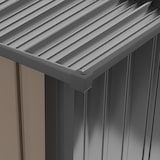 thumbnail of Outsunny Casetta da Giardino Porta Attrezzi in Acciaio 1x1m Marrone