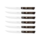 thumbnail of Tramontina coltelli bistecca Classic acciaio inox nero Set 6 Pezzi 12,5 cm