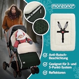thumbnail of MONZANA® Baby Fußsack Premium Waldschattengrün