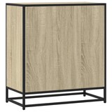 thumbnail of vidaXL Sideboard Sonoma-Eiche 68x35x76 cm Holzwerkstoff und Metall