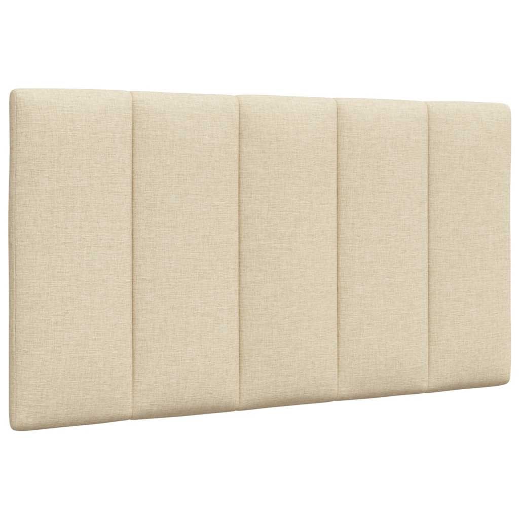vidaXL Kopfteil-Kissen "Hanko" Creme 80 cm Stoff