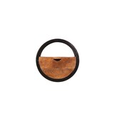 thumbnail of SIT Möbel Wandregal | rund | 1 Schublade | Mango-Holz natur | Gestell Metall schwarz | B 30 x T 20 x H 30 cm | 14368-01 | Serie SIDNEY