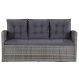 thumbnail of vidaXL 6-tlg. Garten-Lounge-Set mit Auflagen Poly Rattan Grau