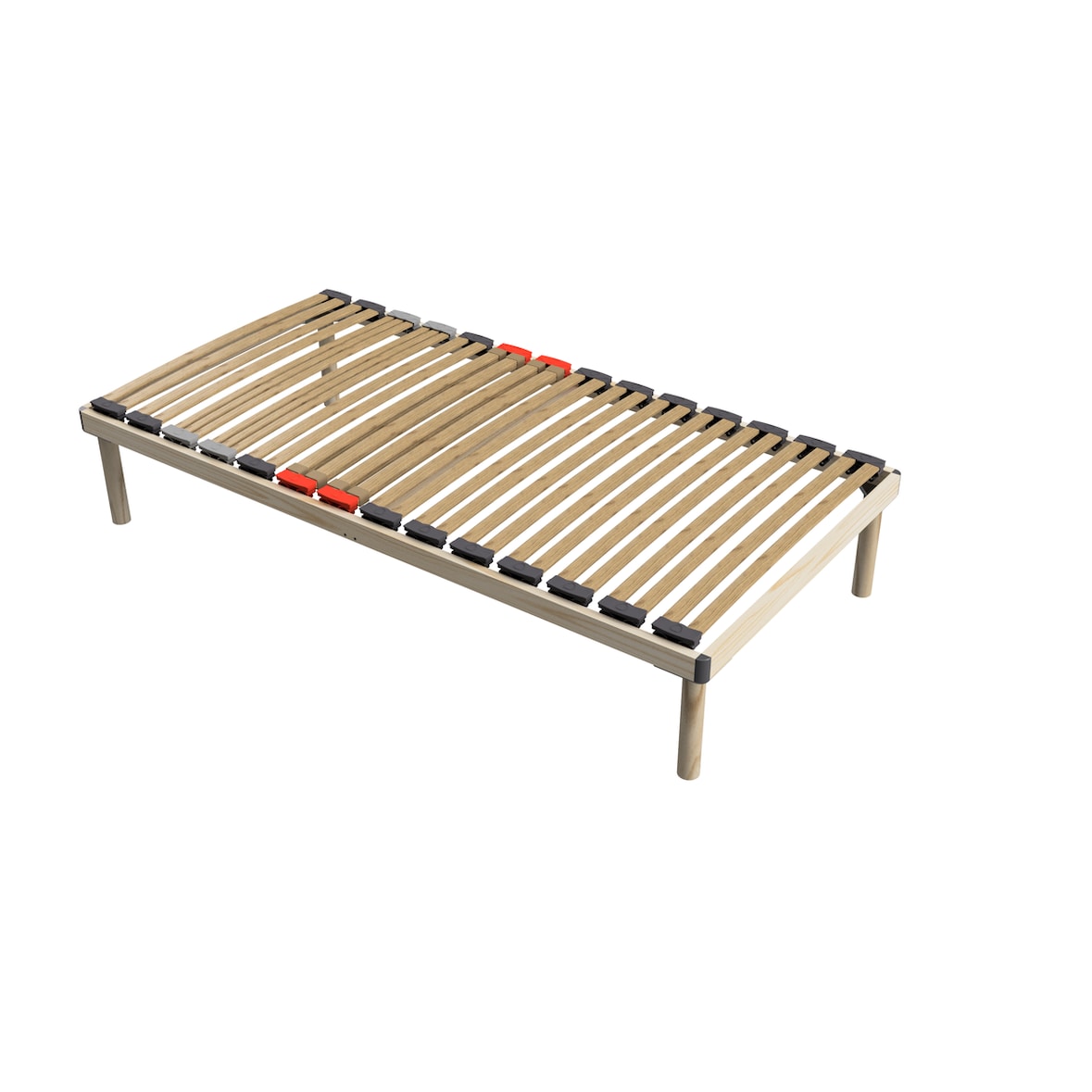 Hochwertiges Bettgestell mit Lattenrost 'DORADO' 100x200 cm Massivholz Buche