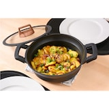 thumbnail of GRÄWE Servierpfanne 24 cm mit Glasdeckel, Serie Alu-Line