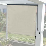 thumbnail of Tenda da sole verticale HWC-F42, tenda da sole verticale, schermo privacy per esterni, tessuto protezione UV 50 ~ 250x180cm, crema-beige