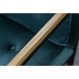 thumbnail of KAWOLA Sessel ARLY Polstersessel Bezug Velvet petrol
