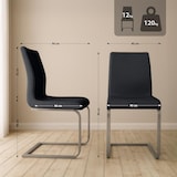 thumbnail of Esszimmerstuhl Belfort schwarz