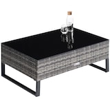 thumbnail of tectake Conjunto de ratán Ostuni  gris - 404301