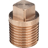 thumbnail of Stopfen Rotguss, mit Vierkant, AG 3/4   Viega