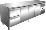 thumbnail of A&S VIP Kühltisch mit 4 Türen und Aufkantung -2 bis +8°C 2230x700x860 mm