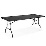 thumbnail of Table de réception pliante noire 183 cm
