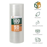 thumbnail of 1 x Luftpolsterfolie (1,0 x 50 m) 2-lagig 60 my Schutzfolie Noppen Versandfolie Polster Verpacken Knallfolie Transport BB-Verpackungen