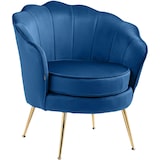 thumbnail of Fauteuil Rosita Fluweel blauw