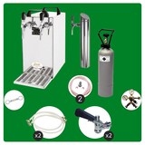 thumbnail of Zapfanlage, Bierzapfanlage - Kontakt 40 2-leitig Trockenkühler, Durchlaufkühler 50 L/h, inkl. Schanksäule, Zapfkopf:5 Liter Adapter,Zapfkopf 2:ohne