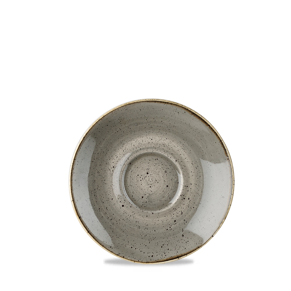 12 x piattino 16cm STONECAST grigio pepe