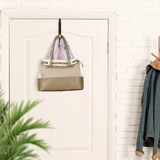 thumbnail of Relaxdays Türgarderobe klappbar, zum Einhängen, Türhaken für 6 Kleiderbügel, Metall & Holz, für 2 cm Türfalz, schwarz