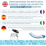 thumbnail of Tampas metálicas universais pretas 63mm - 250 unid para frascos de conservas e compotas