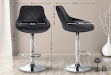 thumbnail of 2er Set Barhocker Lazio Samt dunkelgrau/chrom