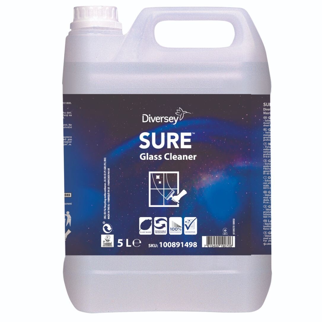 SURE | Glass Cleaner - Limpiador de cristales Ecológico - 5 L