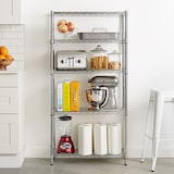 thumbnail of Pack 2 Scaffalature Metalliche con 5 Ripiani Regolabili 182.8x91.4x35.5cm 400kg Argento O91