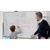 thumbnail of ALLboards Lavagna Magnetica cancellabile a secco mobile a due lati e supporto orientabile su rotelle 150×120 cm
