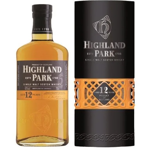 Whisky Highland Park 12 ans - Canister - 40° 70 cl