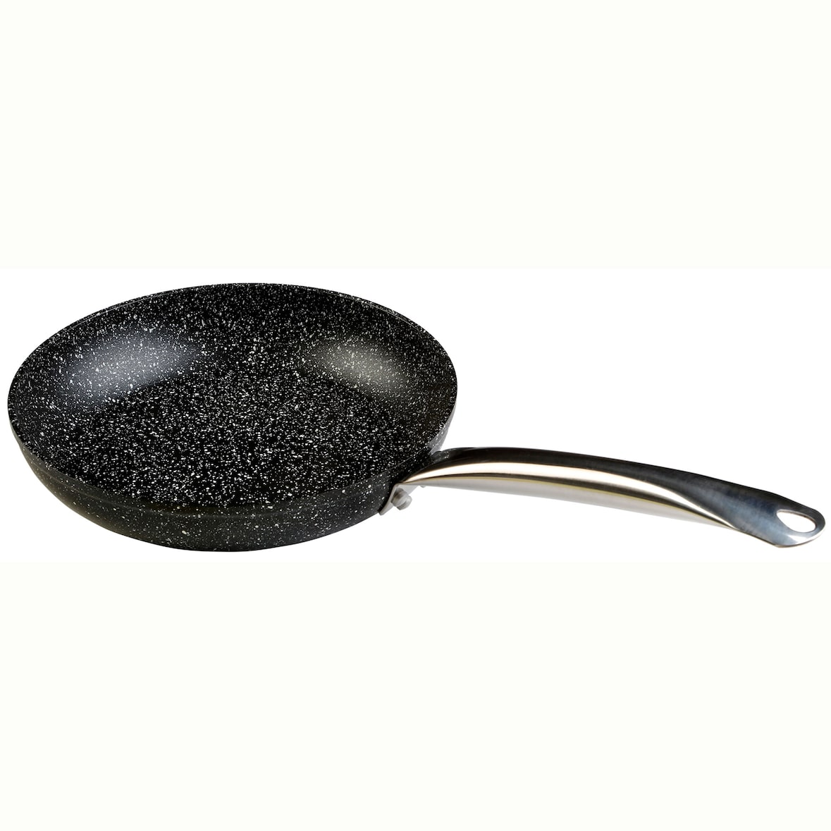Wecook Padella 24 cm Induzione Antiaderente Ecologico senza PFOA, Alluminio Forgiato, Nero, Granite