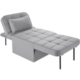 thumbnail of tectake Puf cama PONTO 4 en 1, ajustable en 6 posiciones  Gris Claro