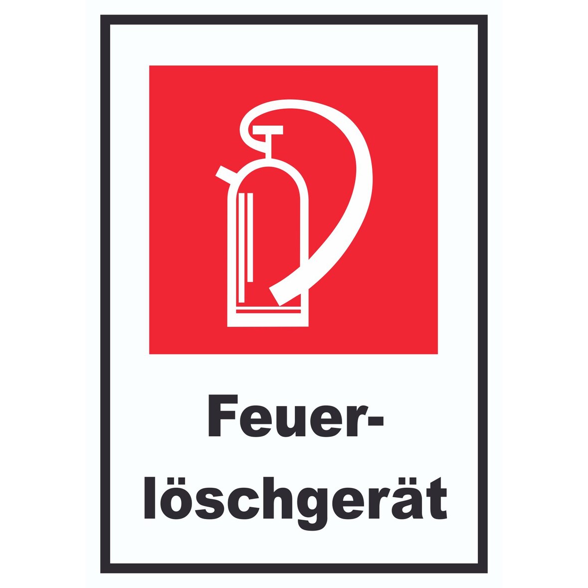 Feuerlöschgerät Schild A0 (841x1189mm)