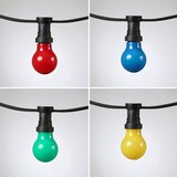 thumbnail of Illu-/Partylichterkette 10m Außenlichterkette Germany 20 bunte LED Tropfenlampen