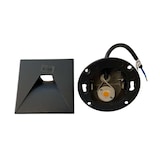 thumbnail of LED Einbau-Stufenleuchte Unterputzmontage als Wandleuchte für Außen- und Innenbereiche in weiß Eckig|85 x 85 x 59 mm (LxBxH)|Neutralweiß