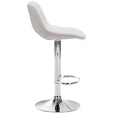 thumbnail of Set de 2 Taburetes de bar Camden en terciopelo Crema/Metal cromado