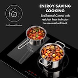 thumbnail of Delicatessa 90 Hybrid Einbaukochfeld Induktion 5 Zonen 7400W Schwarzes Glas