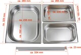 thumbnail of Beeketal Speisenwärmer Chafing Dish BCD-4